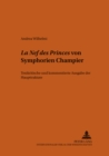 Image for La Nef Des Princes Von Symphorien Champier : Textkritische Und Kommentierte Ausgabe Der Haupttraktate