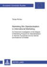Image for Marketing Mix Standardisation in International Marketing