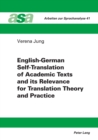 Image for English-German Self-Translation of Academic Texts and Its Relevance for Translation Theory and Practice