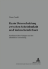 Image for Kants Unterscheidung Zwischen Scheinbarkeit Und Wahrscheinlichkeit