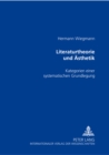 Image for Literaturtheorie Und Aesthetik