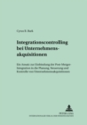Image for Integrationscontrolling Bei Unternehmensakquisitionen