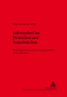 Image for Substandard Im Deutschen Und Franzoesischen : Lexikologische Studien Zur Zeitgenoessischen Konsumliteratur