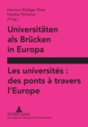 Image for Universitaeten als Bruecken in Europa- Les universit?s