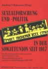 Image for Sexualforschung und -politik in der Sowjetunion seit 1917