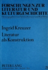 Image for Literatur ALS Konstruktion