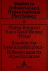 Image for Aspekte der Leistungsfaehigkeit -- Different aspects of performance : Internationales Symposium aus Anla des 60. Geburtstages von Joseph Rutenfranz am 27. und 28. Mai 1988 in Schwerte