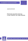 Image for Elemente populaerer Genres in den Dramen von Peter Nichols