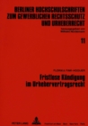 Image for Fristlose Kuendigung im Urhebervertragsrecht