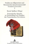 Image for Franzoesische Sprache in Deutschland im Zeitalter der Franzoesischen Revolution