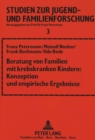 Image for Beratung von Familien mit krebskranken Kindern: Konzeption und empirische Ergebnisse : 2., ueberarbeitete Auflage