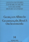 Image for Georg von Albrecht: Gesamtausgabe