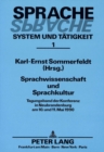 Image for Sprachwissenschaft und Sprachkultur : Tagungsband der Konferenz in Neubrandenburg am 10. und 11. Mai 1990