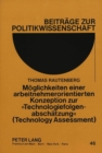 Image for Moeglichkeiten einer arbeitnehmerorientierten Konzeption zur «Technologiefolgenabschaetzung» (Technology Assessment)