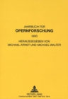 Image for Jahrbuch fuer Opernforschung 1990