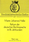 Image for Reform der deutschen Rechtssprache im 18. Jahrhundert