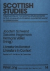 Image for Literatur Im Kontext - Literature in Context : Festschrift Fuer Horst W. Drescher