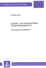 Image for Lernziel- und lernerorientierte Unterrichtsprogramme : Franzoesisch und Italienisch