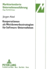 Image for Kooperationen als Wettbewerbsstrategien fuer Software-Unternehmen