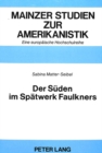 Image for Der Sueden im Spaetwerk Faulkners