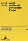 Image for Jakob van Hoddis: Der «Variete»-Zyklus