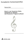 Image for Musik in der Deutschen Welle, dargestellt am Beispiel des Deutschen Programms/Musik