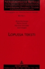 Image for Lopussa teksti