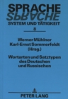 Image for Wortarten und Satztypen des Deutschen und Russischen
