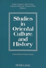 Image for Studies in Oriental Culture and History