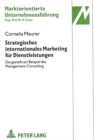 Image for Strategisches internationales Marketing fuer Dienstleistungen