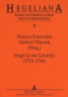 Image for Hegel in Der Schweiz (1793-1796)