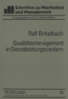 Image for Qualitaetsmanagement in Dienstleistungscentern