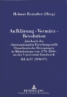 Image for Aufklaerung - Vormaerz - Revolution : Jahrbuch der «Internationalen Forschungsstelle Demokratische Bewegungen in Mitteleuropa von 1770-1850» an der Universitaet Innsbruck (1996/97)