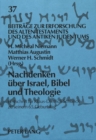 Image for Nachdenken ueber Israel, Bibel und Theologie