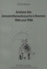 Image for Analyse des Arzneimittelverbrauchs in Bremen 1984 und 1988