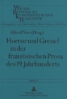Image for Horror und Greuel in der franzoesischen Prosa des 19. Jahrhunderts