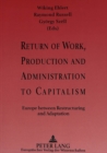 Image for Return of Work, Production and Administration to Capitalism