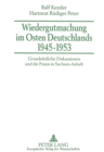 Image for Wiedergutmachung im Osten Deutschlands 1945-1953