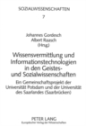 Image for Wissensvermittlung und Informationstechnologien in den Geistes- und Sozialwissenschaften