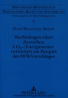 Image for Rechtsfragen einer deutschen CO2-/Energiesteuer entwickelt am Beispiel des DIW-Vorschlages