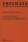 Image for Ilona Opelt: Kleine Schriften