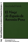 Image for El «Viage de Espana» de Antonio Ponz