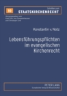 Image for Lebensfuehrungspflichten im evangelischen Kirchenrecht