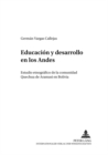 Image for Educacion Y Desarrollo En Los Andes