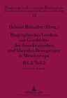 Image for Biographisches Lexikon Zur Geschichte Der Demokratischen Und Liberalen Bewegungen in Mitteleuropa