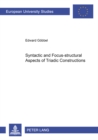 Image for Syntactic and Focus-Structural Aspects of Triadic Constructions