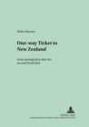 Image for One-Way Ticket to New Zealand