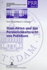 Image for Stasi-Akten Und Das Persoenlichkeitsrecht Von Politikern