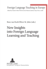 Image for New Insights into Foreign Language Learning and Teaching