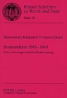 Image for Bodenreform 1945-1949 : Eine Verfassungsrechtliche Neubewertung